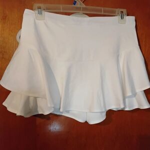 SHEIN Curve Elegant White Skirt